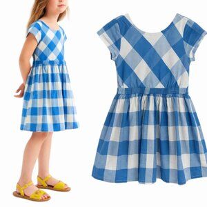 Crewcuts Light Blue and White checkered dress